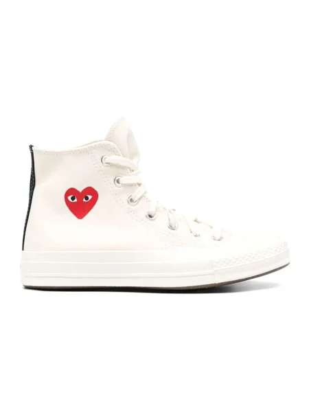 Sneakersy Comme Des Garcons Play skórzane casual czarne
