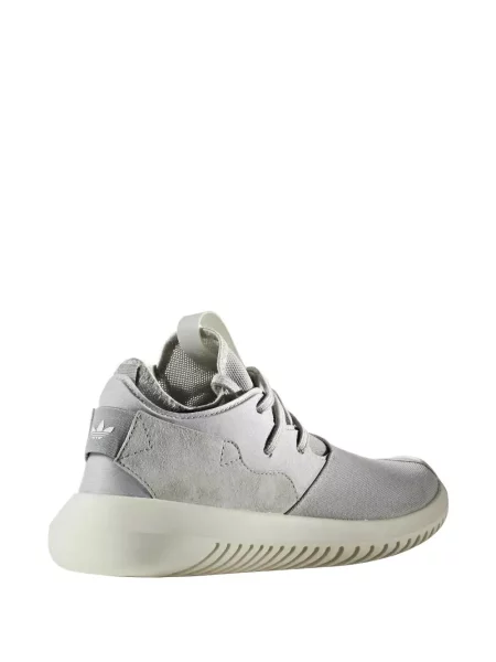 Sneakerși Adidas Tubular cu autograf cu bretele slip-on gri