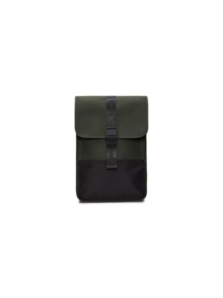 Rains plecak Trail Backpack Mini W3 mały gładki zielony