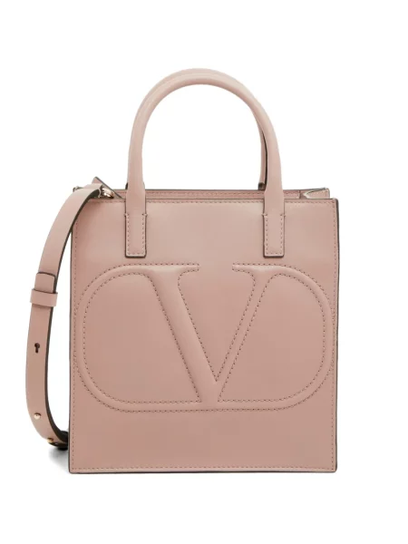 Geantă shopper Valentino Garavani roz
