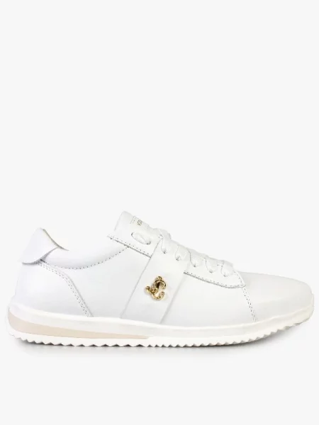 Кожаные кроссовки Modamilano белые