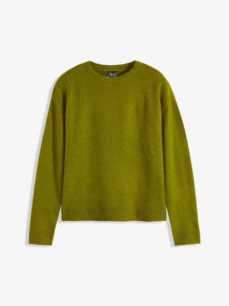 Sweter oversize zielony