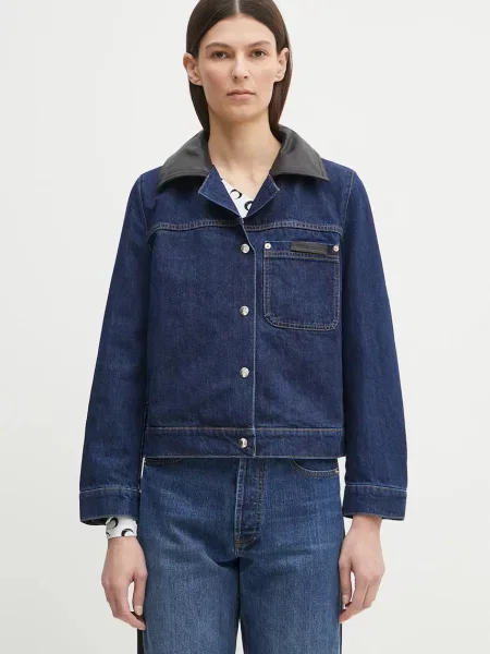 Wales Bonner geaca Sea Denim marin de tranzitie albastru