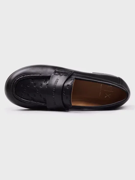 Лоферы Armani Exchange черные