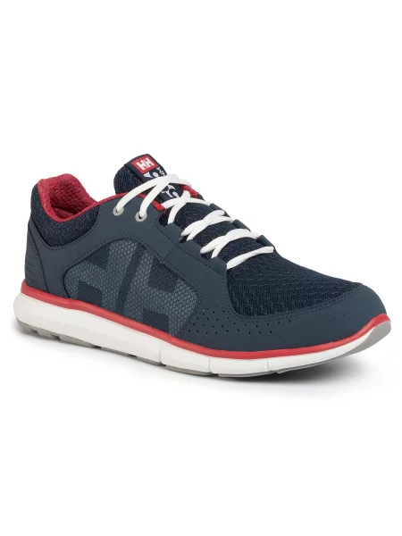 Παπούτσια Helly Hansen Ahiga V4 Hydropower Navy/Flag Red/Off White λευκό