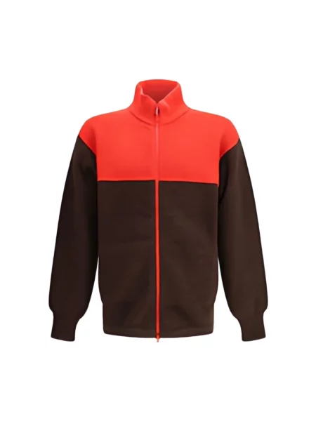 Wielobarwność kardigan Gr10k wełniany