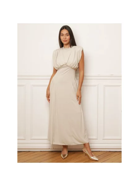 Haljina La Modeuse bež