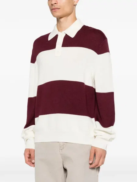 Gulerat tricou polo A.p.c. alb