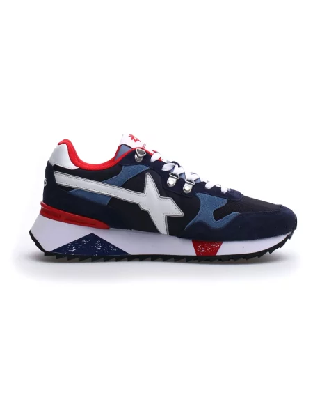 Sneakersy W6yz zamszowe niebieskie