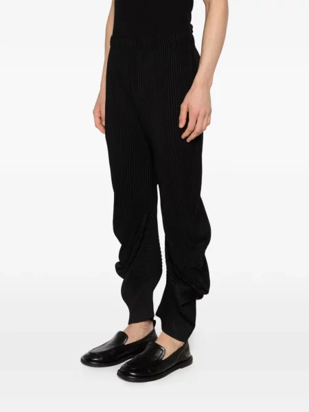 Πλισέ παντελόνι Homme Plissé Issey Miyake μαύρο