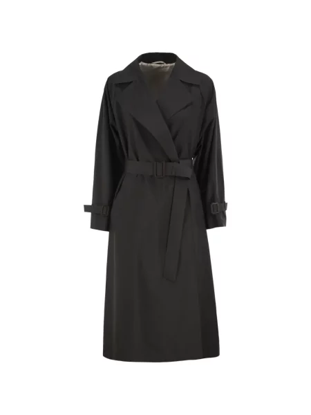 Cu centură trenci Weekend Max Mara negru