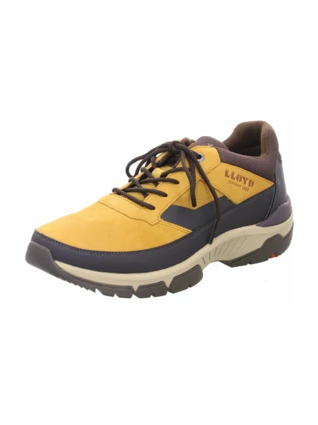 Sneakersy Lloyd zamszowe brązowe