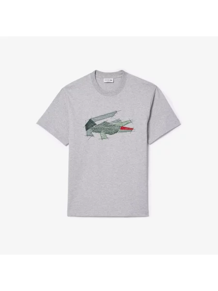Футболка Lacoste серая
