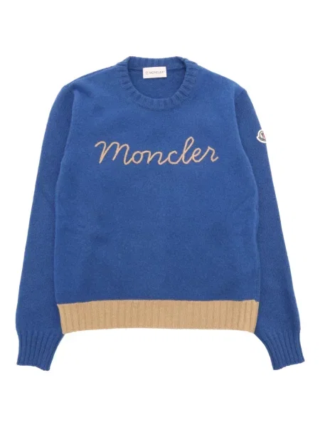 Sweter dziecięcy Moncler Enfant niebieski
