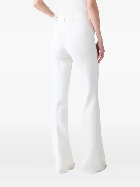 Pantaloni Akris alb