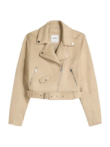 Bershka Prehodna jakna ecru