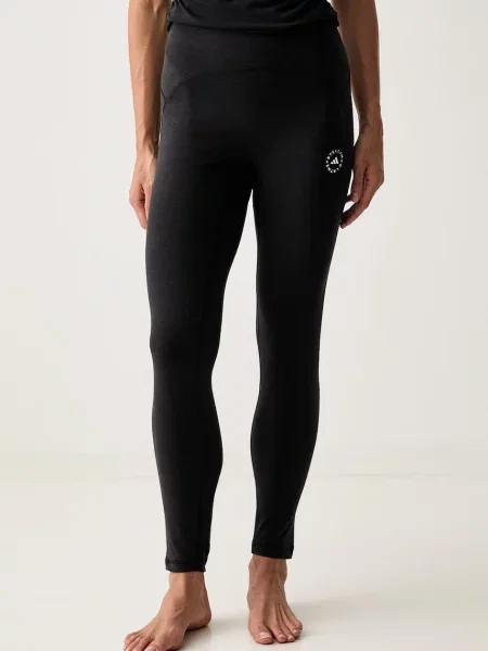 Yoga pantaloni Adidas By Stella Mccartney negru