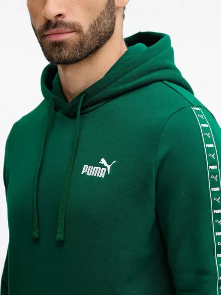 Hanorac cu glugă Puma cu imagine verde