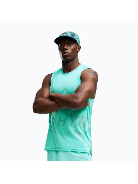 Tricou de antrenament bărbați Puma Hyrx Pwrmode Training Tank intense turquise