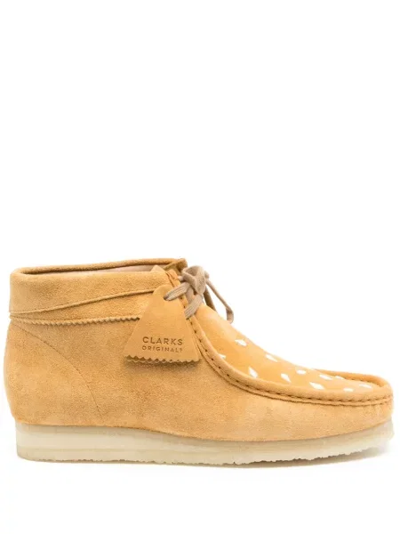 Botine Clarks din piele roz