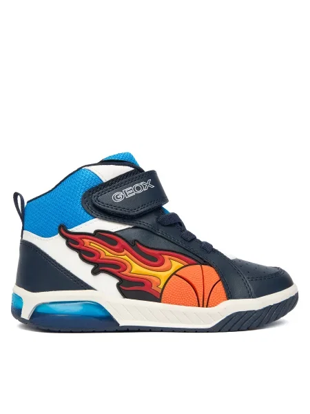 Sneakersy Geox J Inek D Tmavomodrá