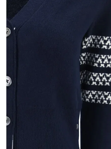 Жилетка Thom Browne от мерино вълна тъмносиньо