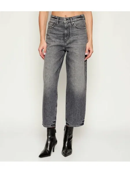 Pinko Blugi ESTELLE | carrot fit gri
