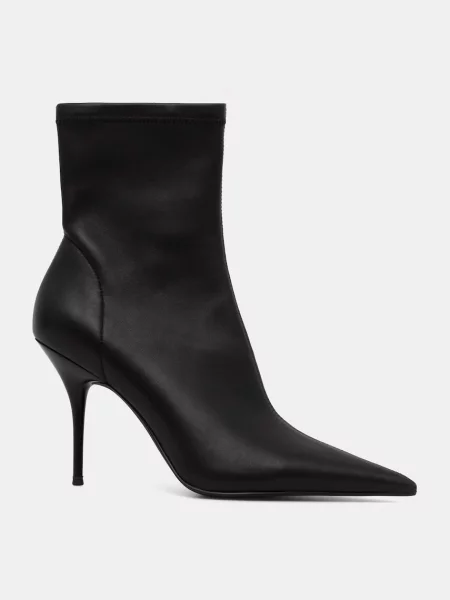 Answear.LAB botine pentru femei din piele negru