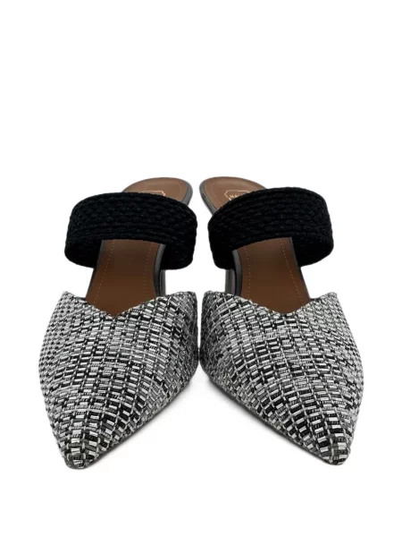 Papuci tip mules Malone Souliers gri