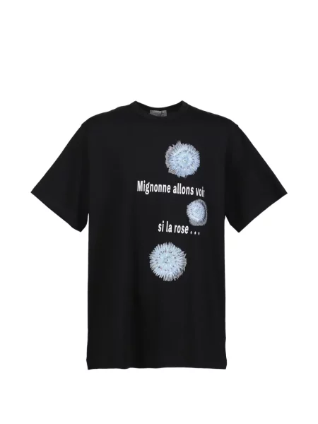 Tricou Yohji Yamamoto cu imagine negru