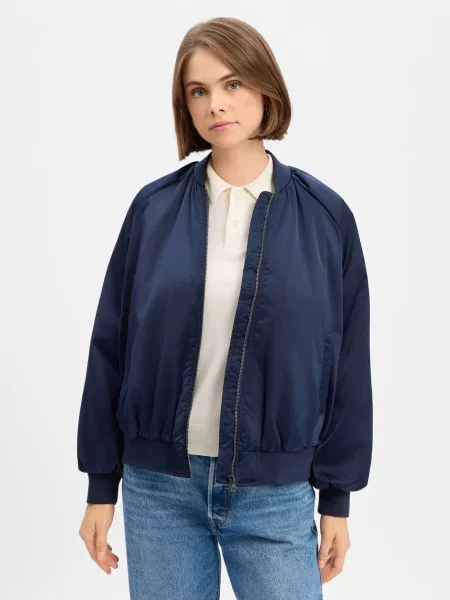 Levi's Damowa kurtka typu bomber Kobiety Sztuczne włókno S niebieski