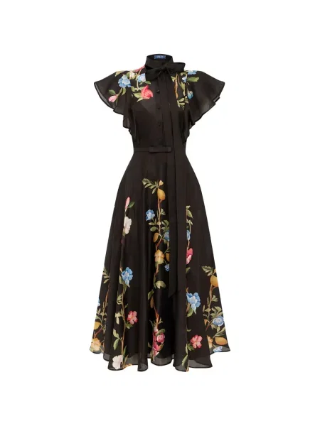 Rochie maxi Leo Lin negru