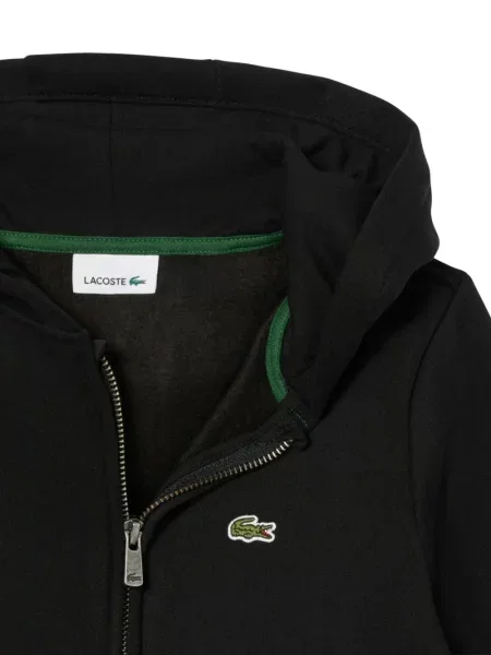Bluza z kapturem dziecięca Lacoste czarna