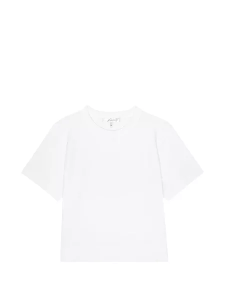 Tricou Frame cu decolteu rotund alb