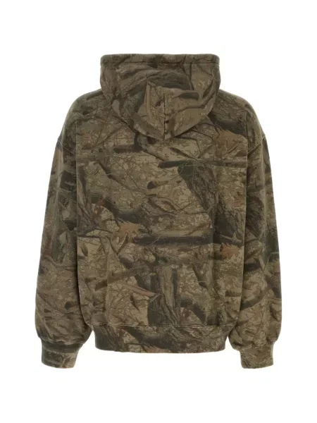 Hanorac cu glugă Carhartt Wip cu pene maro