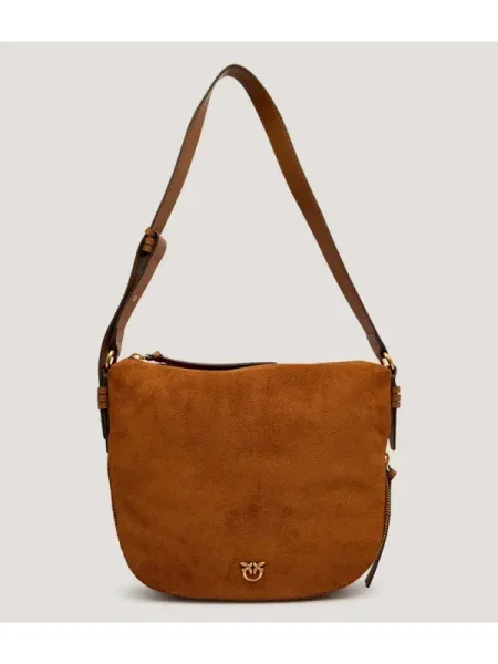 PINKO Táska Hobo Zip Around Classic Al PLTT barna
