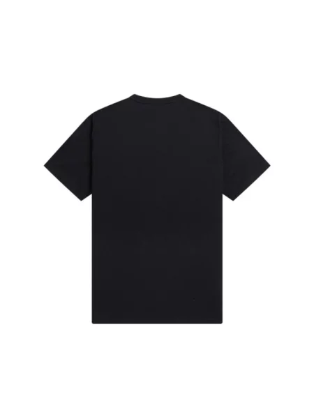 Haftowana koszulka Fred Perry czarna