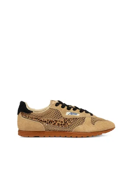 Sneakersy Autry zamszowe brązowe