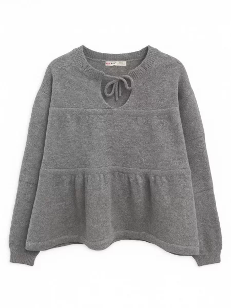 MixRay Svetr Pullover tmavě šedá