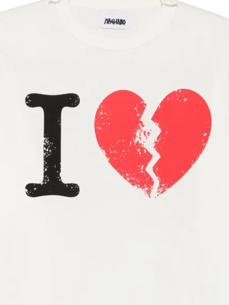 Tricou Magliano cu imagine alb
