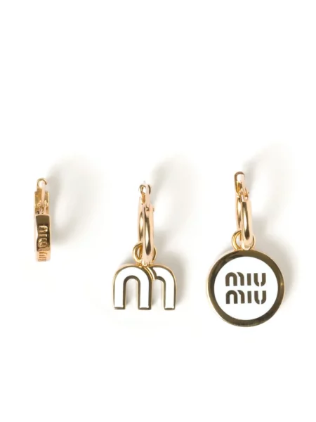 Cercei Miu Miu alb
