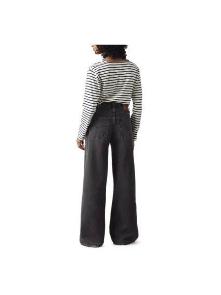 Jeansy straight leg Levi's czarne