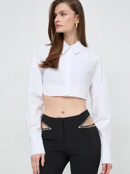 Patrizia Pepe Cămașă | Cropped Fit alb