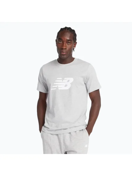 Tricou pentru bărbați New Balance Graphic V Flying athletic grey gri