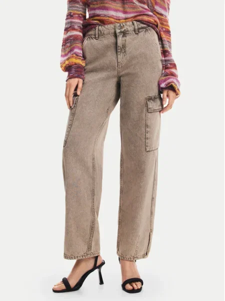 Desigual Farmer Casandr Straight Fit szürke