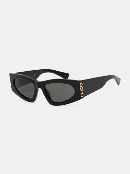Gucci ochelari de soare cat eye pentru femei negru