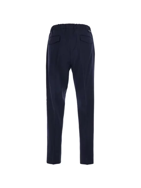 Pantaloni Low Brand de lână albastru