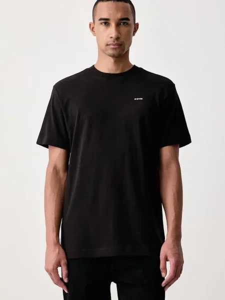 G-Star T-shirt True regular czarna