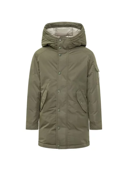 Parka dziecięca Moncler Enfant zielona