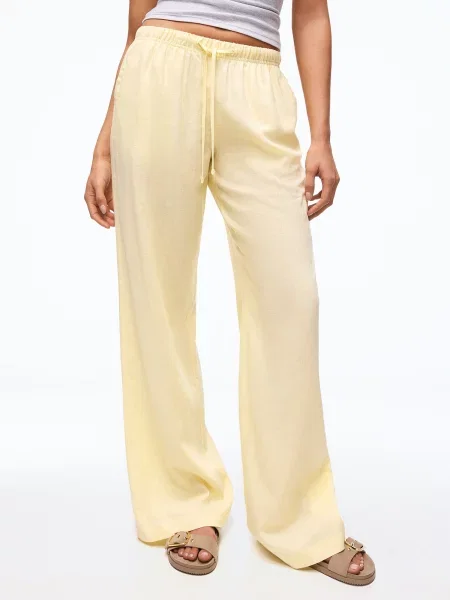 Bershka Pantaloni galben